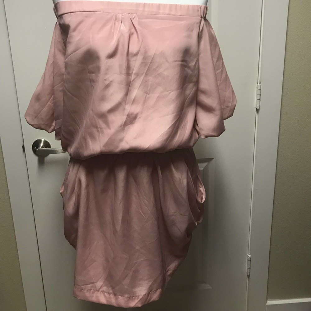 Off the shoulder mini dress